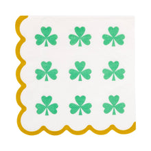 Load image into Gallery viewer, Napkin - Foil Nine of Clubs Cocktail Napkin