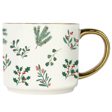 Load image into Gallery viewer, Holiday Greenery Coffee Mug