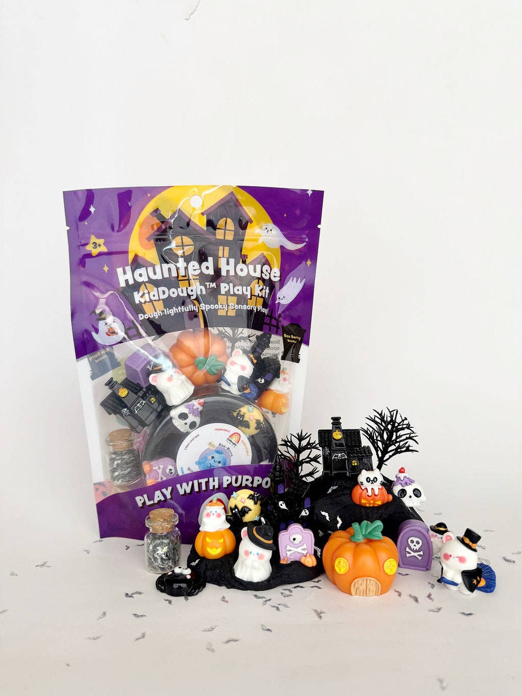 Earth Grown KidDoughs (KidDoughs by EGKD) - Haunted House KidDough Play Kit