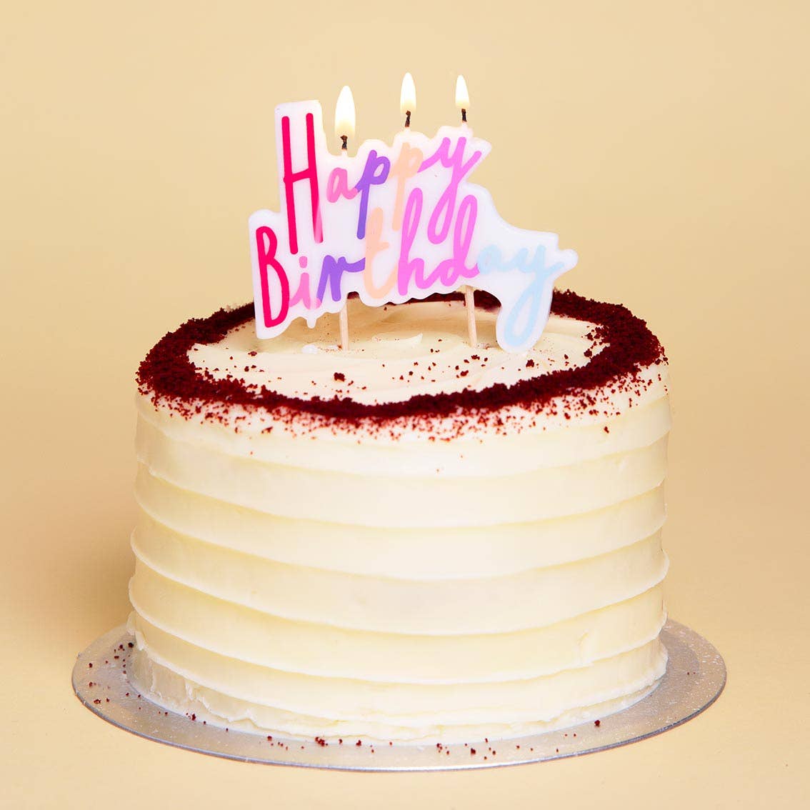 Pastel Happy Birthday Candle | Cake Candles |