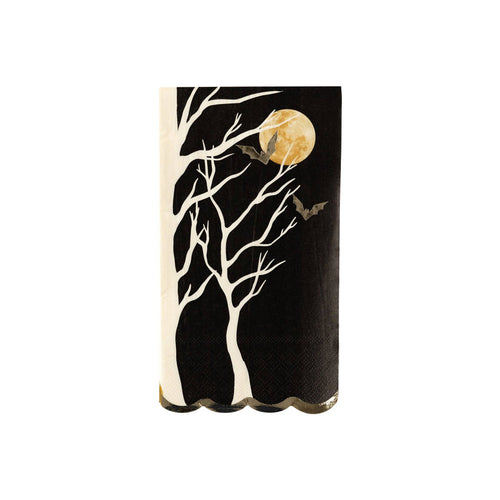 Napkin - Moonlit Tree with Bats