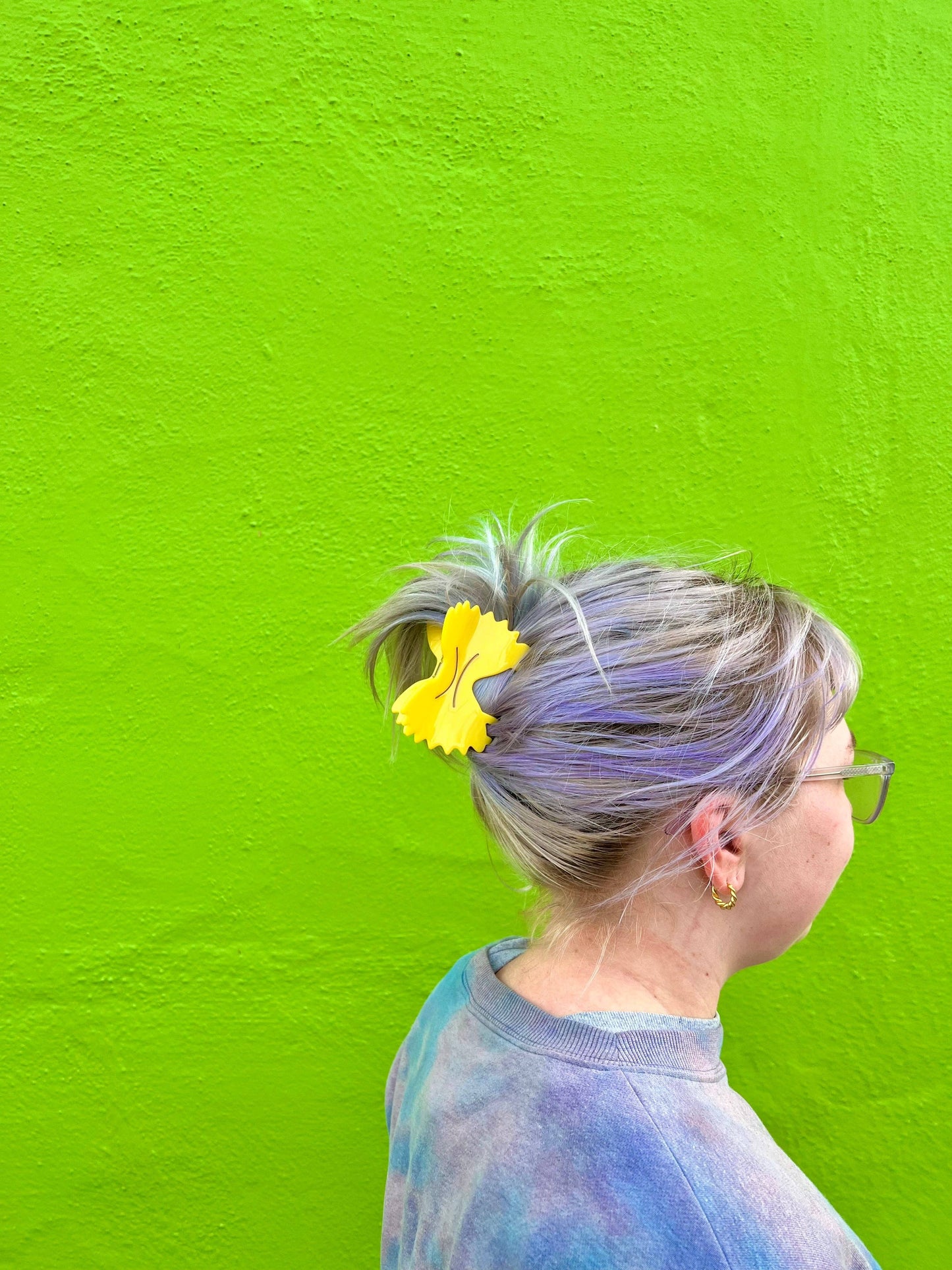The Peach Fuzz - Farfalle Pasta Hair Claw
