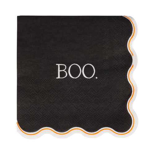 Napkin - Vintage Boo Black