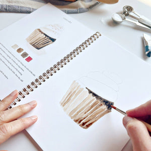 Watercolor Workbook: Baking