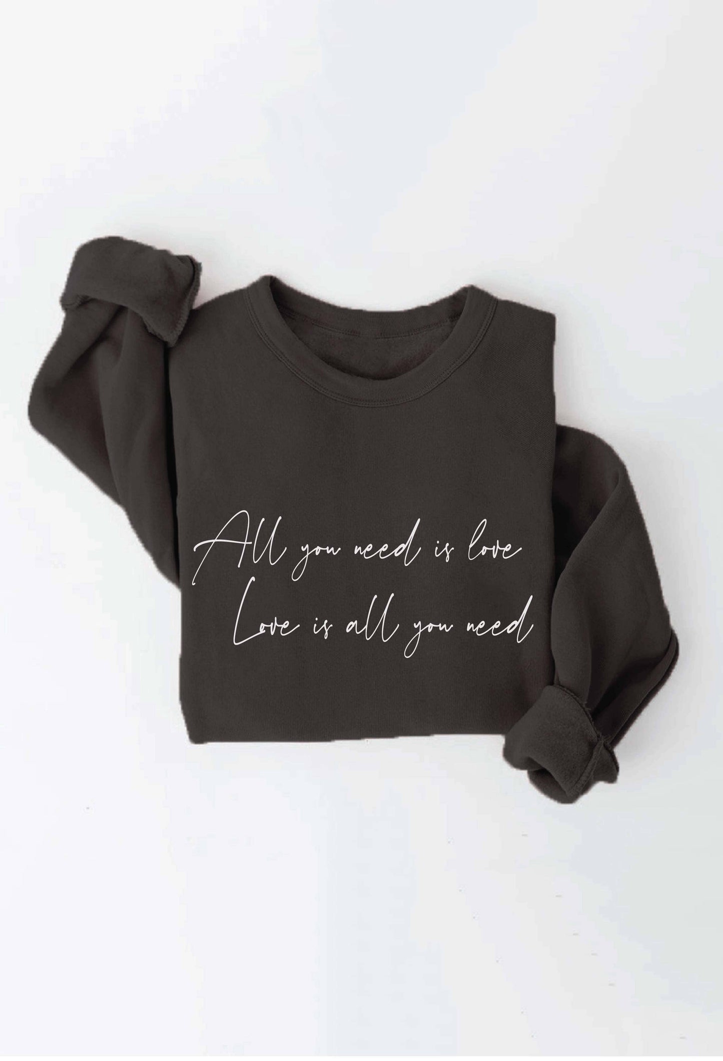 OAT COLLECTIVE - ALL YOU NEED IS LOVE Graphic Sweatshirt