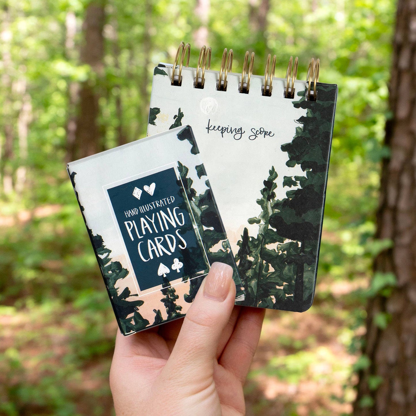 1canoe2 | One Canoe Two Paper Co. - Forest Landscape Playing Card Set