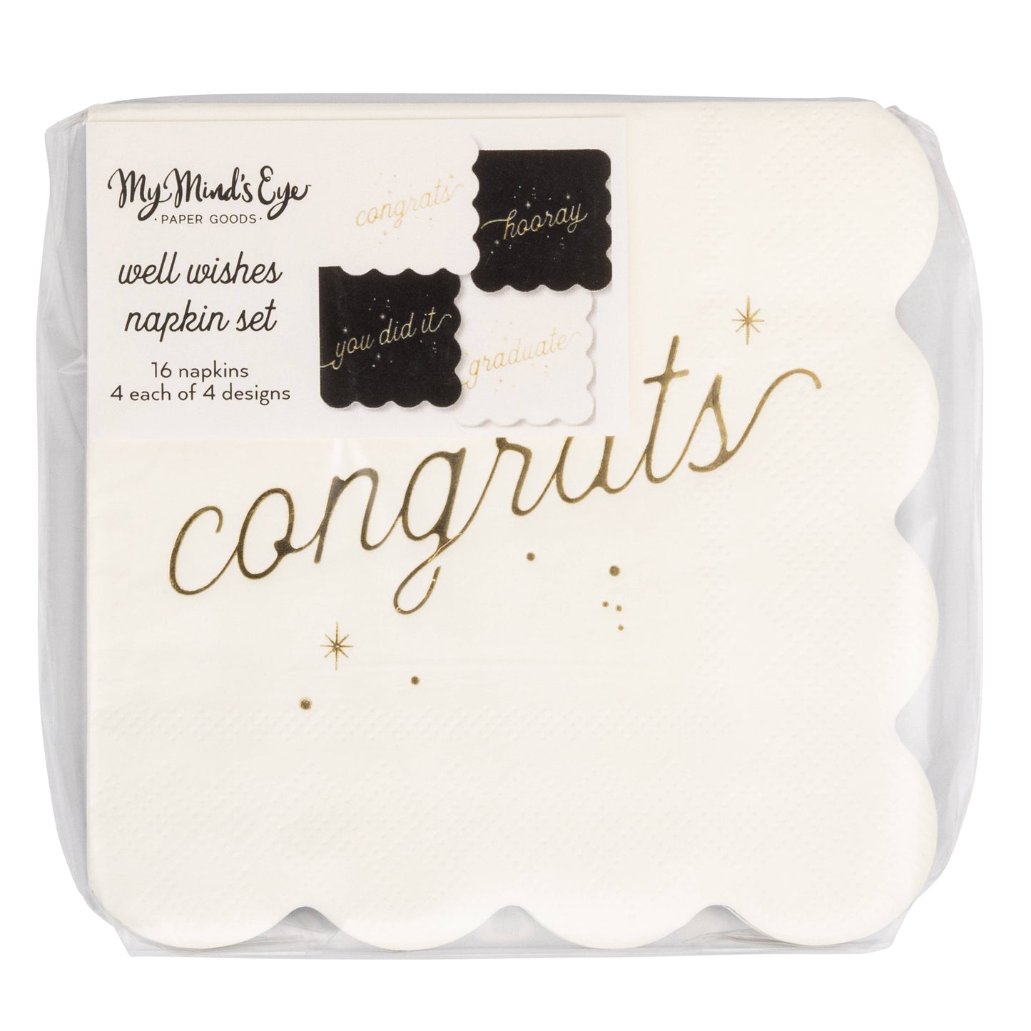 Napkin - Well Wishes Cocktail Napkin Set