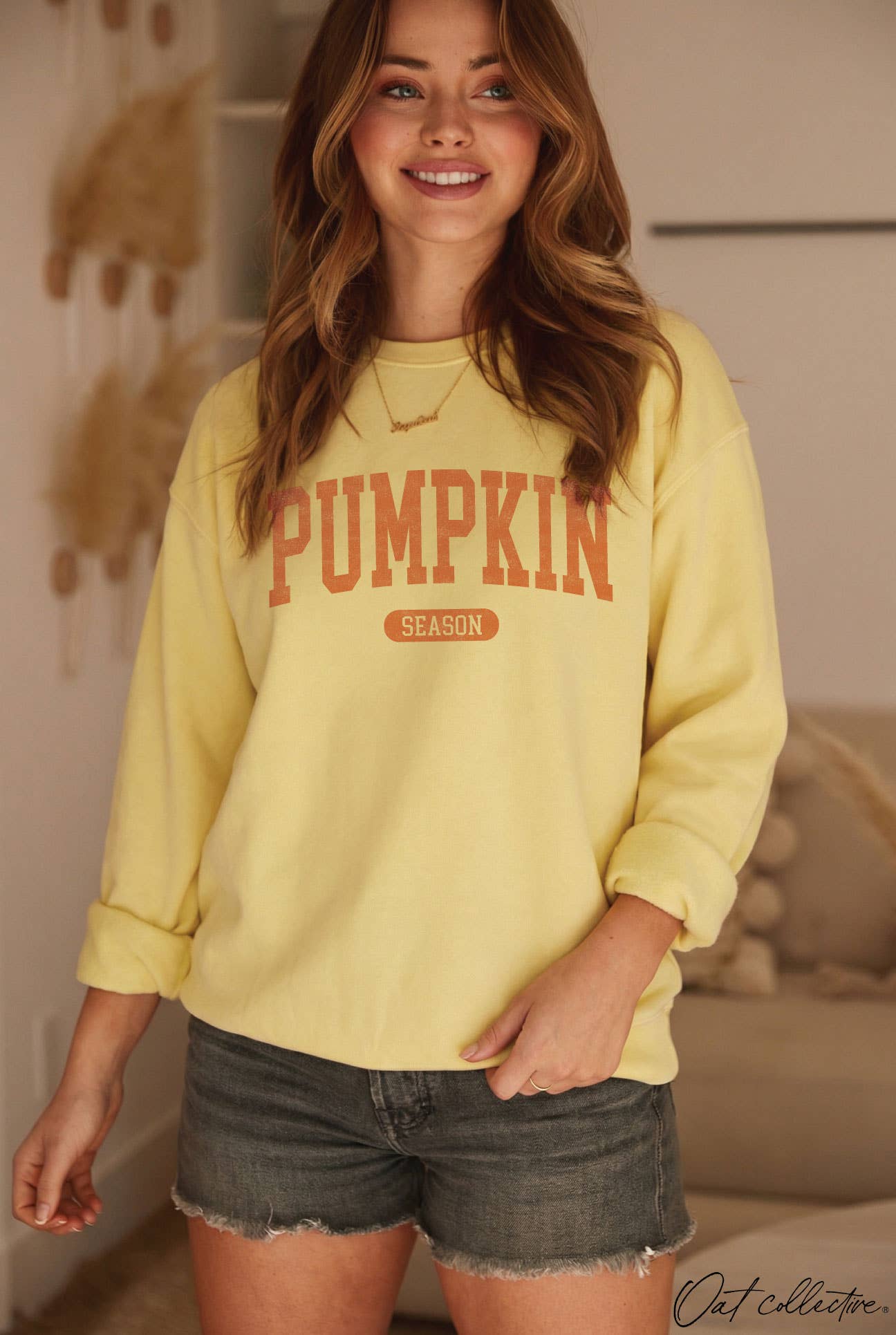 OAT COLLECTIVE - PUMPKIN SEASON Graphic Sweatshirt