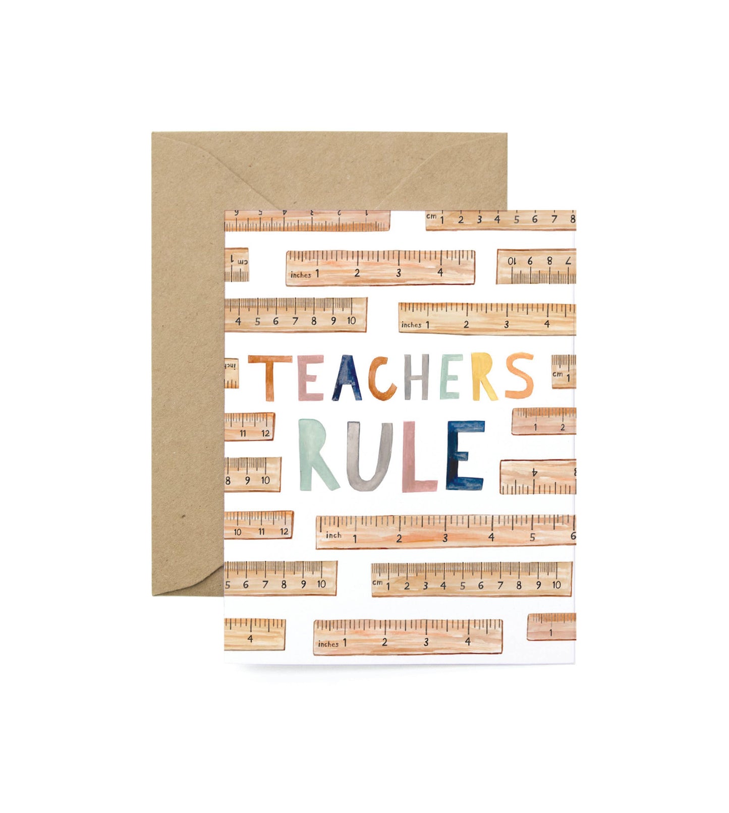 Lana's Shop - Teachers Rule Greeting Card