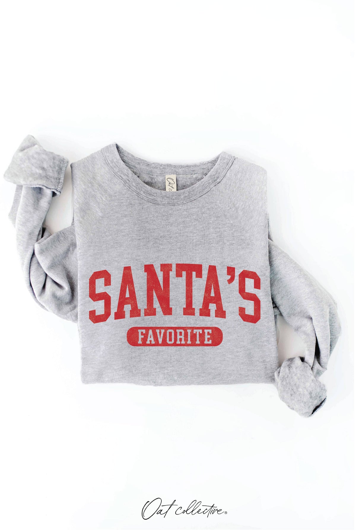 OAT COLLECTIVE - SANTA'S FAVORITE Graphic Sweatshirt