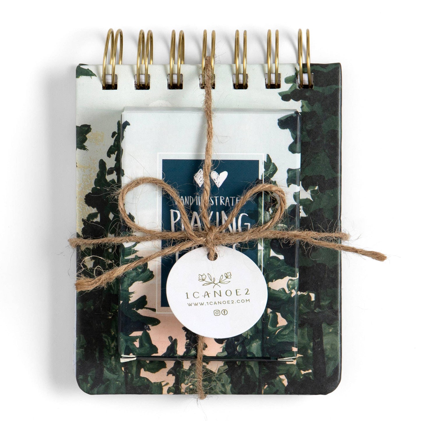 1canoe2 | One Canoe Two Paper Co. - Forest Landscape Playing Card Set