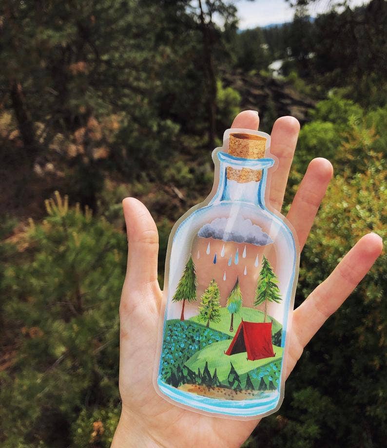 Katie Daisy - Wilderness in a Bottle Sticker