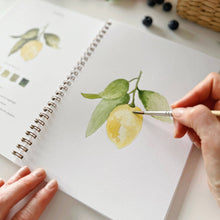 Load image into Gallery viewer, Watercolor Workbook - Fruit