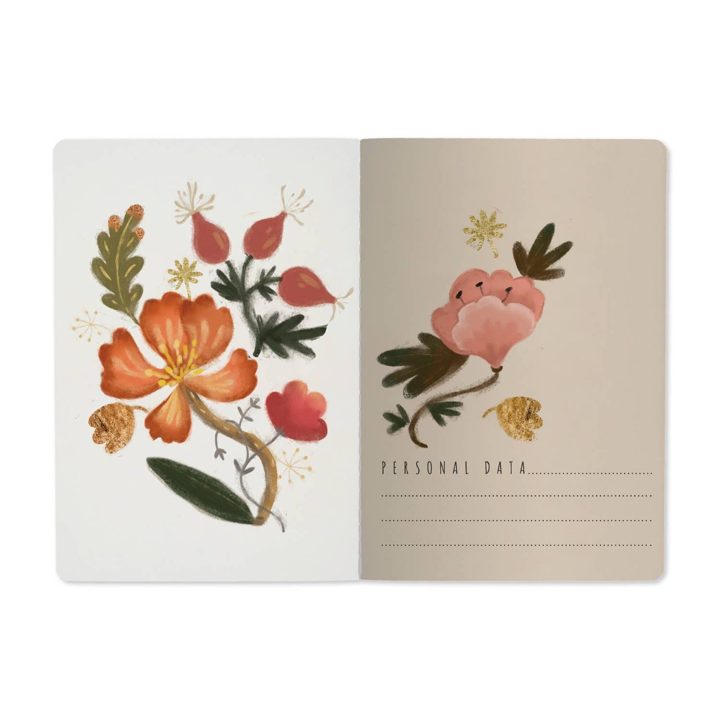 BV by Bruno Visconti - A5 Notebook - Bloom Flowers