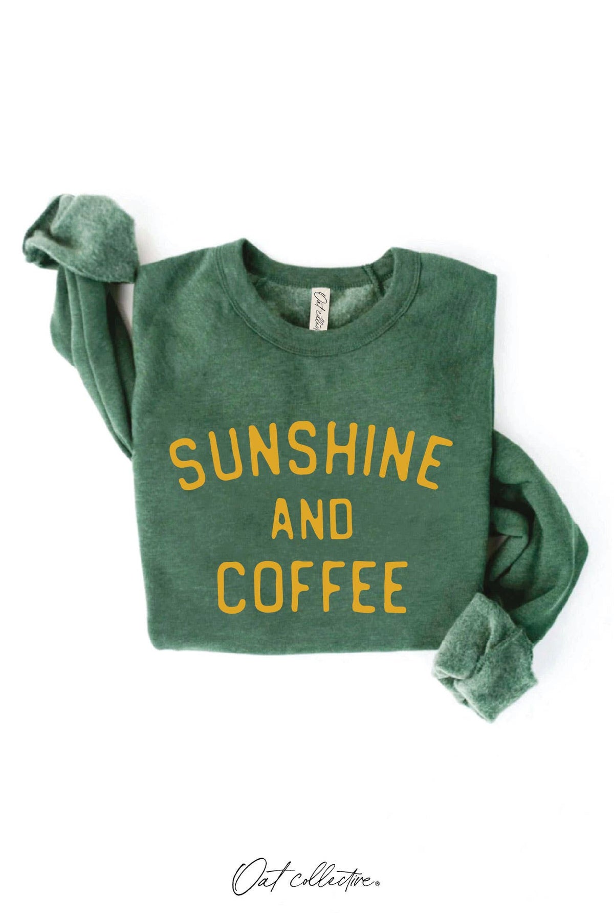 OAT COLLECTIVE - SUNSHINE AND COFFEE Graphic Sweatshirt
