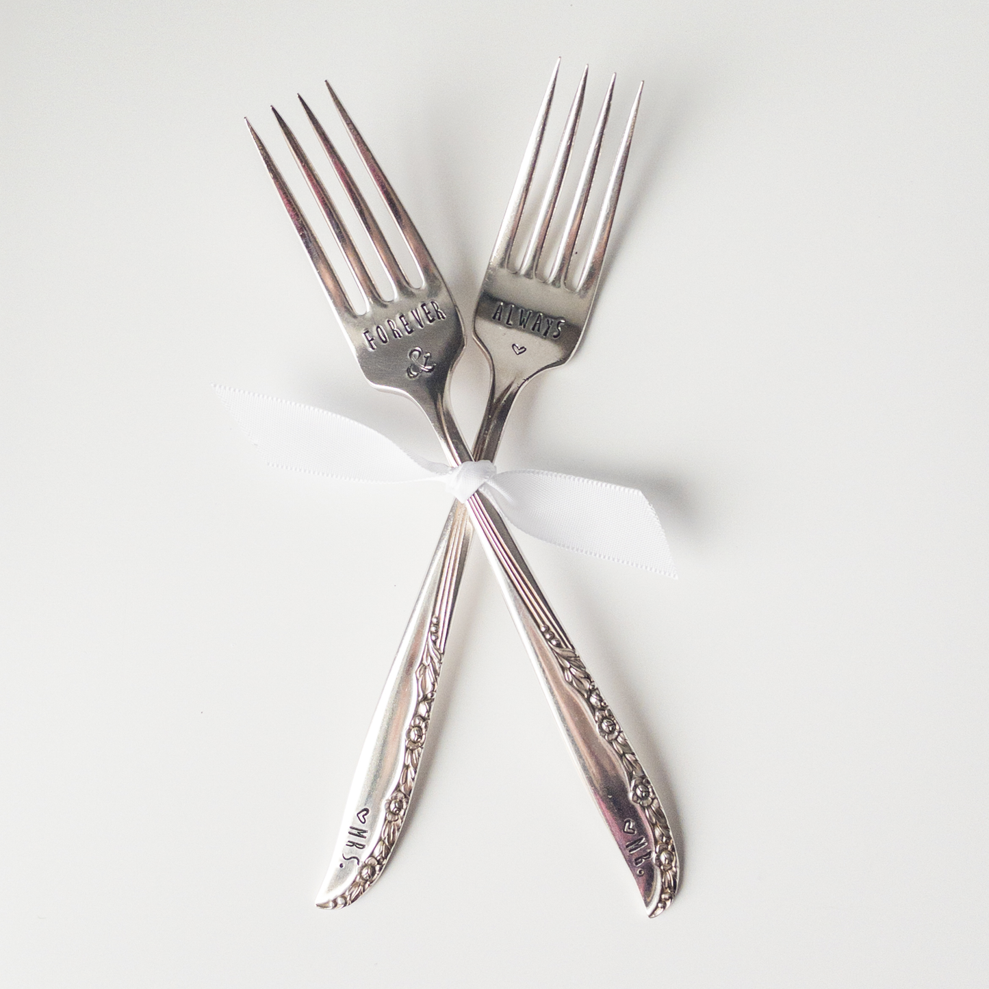 Girl Ran Away With the Spoon - Wedding Fork Sets