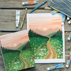 Spiral Notebook - Alpine Summer - 1 Canoe 2