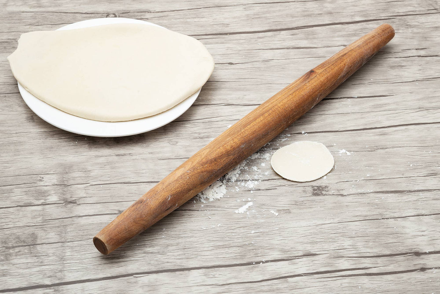 Rolling Pin - French - Acacia - 20" - Ironwood - Fox Run Brands