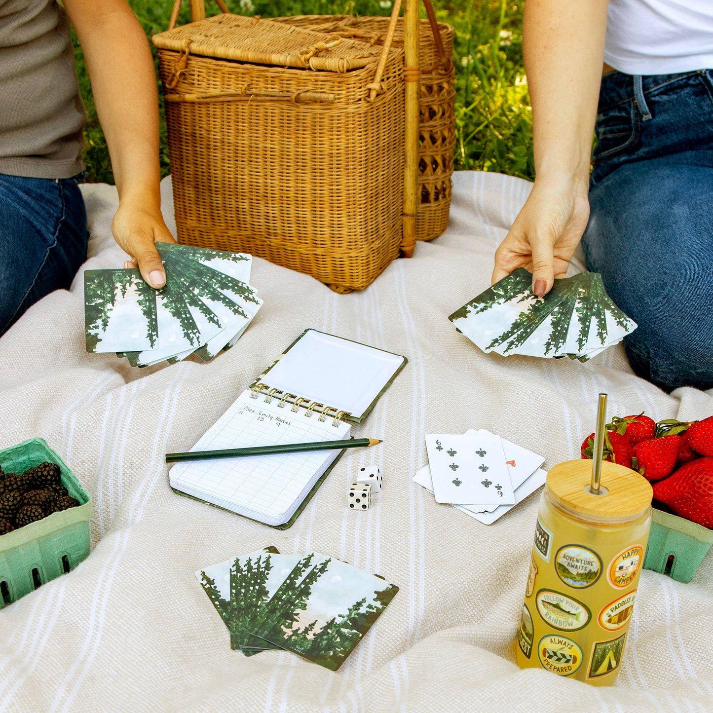 1canoe2 | One Canoe Two Paper Co. - Forest Landscape Playing Card Set