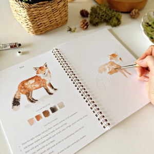 Watercolor Workbook: Woodland - Emily Lux Studio
