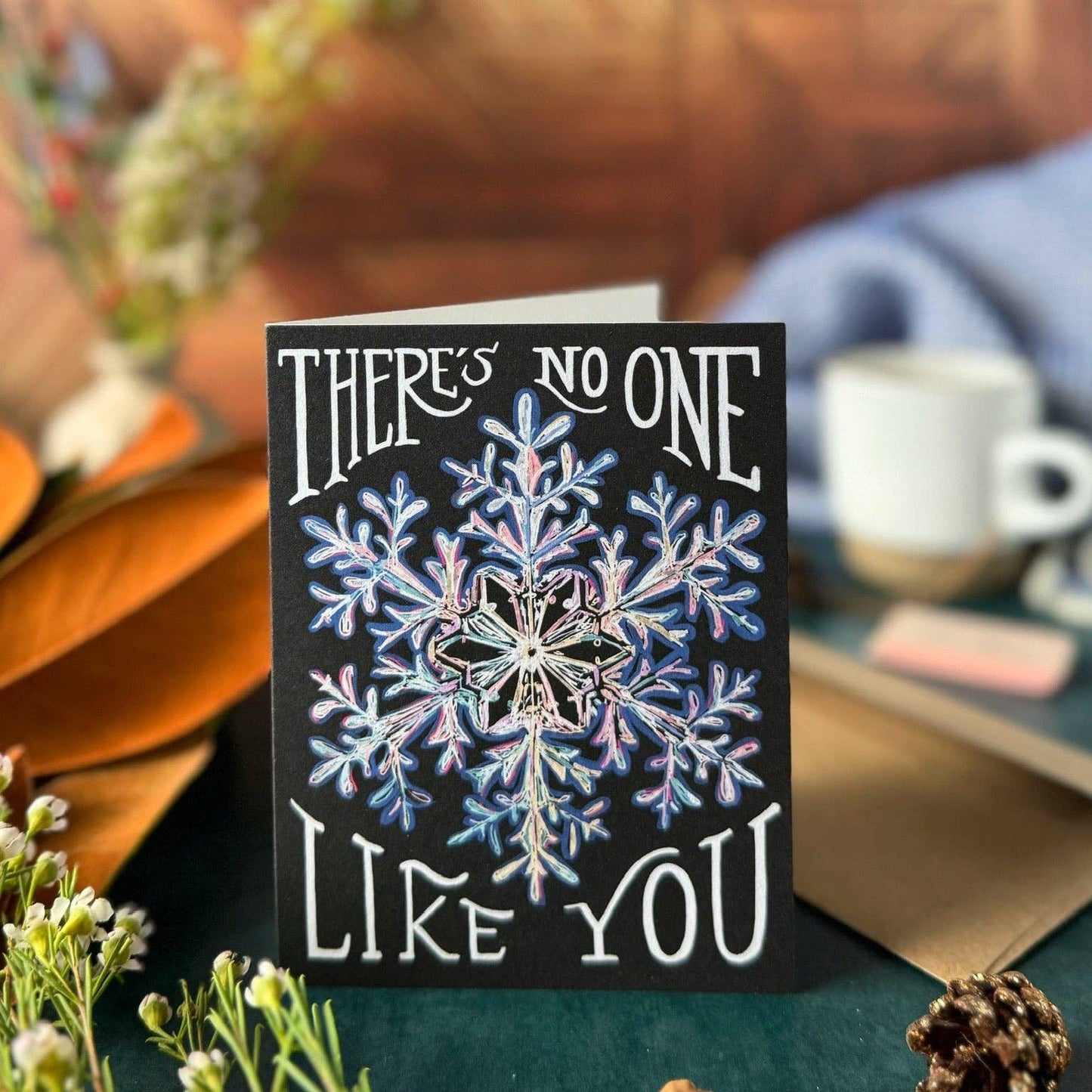 Tiny and Snail - There's No One Like You — Snowflake Card