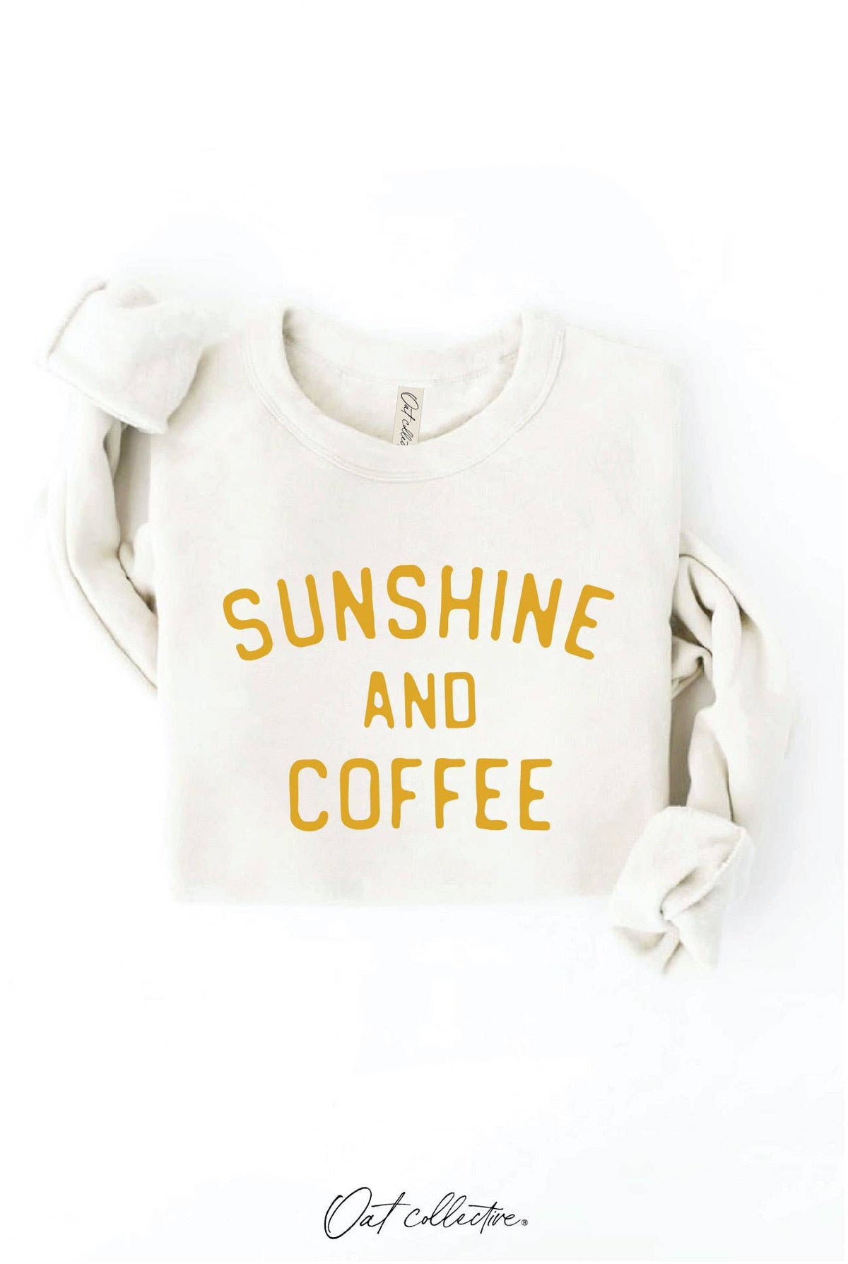 OAT COLLECTIVE - SUNSHINE AND COFFEE Graphic Sweatshirt