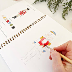 Watercolor Workbook: Nutcracker