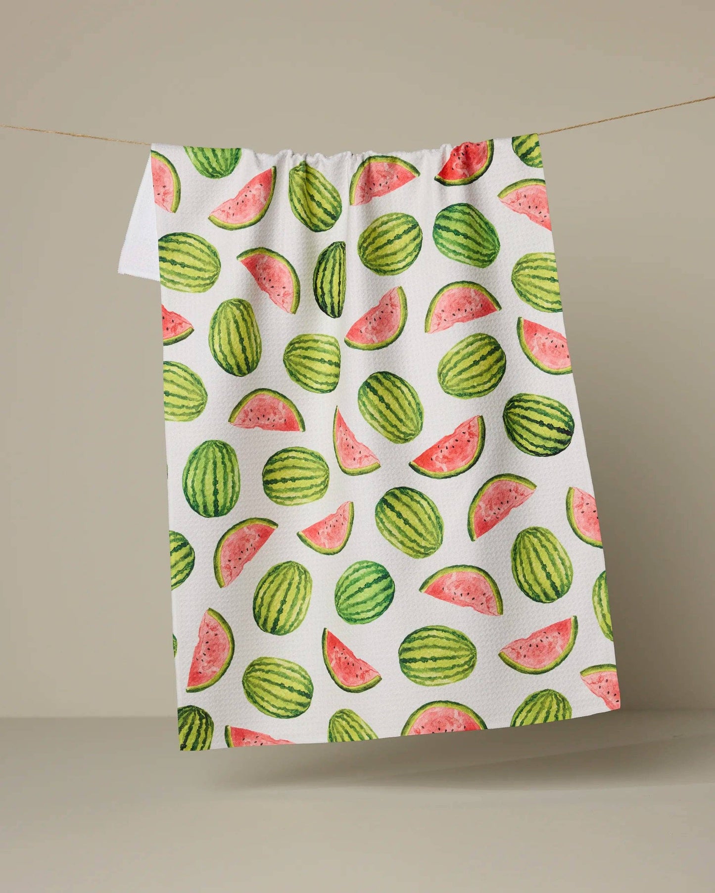 Geometry - Melon Market Tea Towel