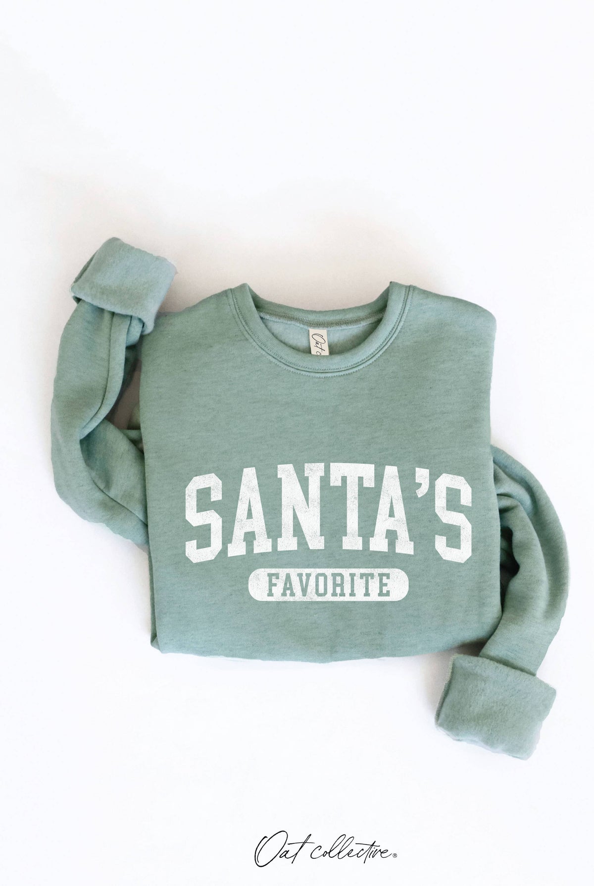 OAT COLLECTIVE - SANTA'S FAVORITE Graphic Sweatshirt