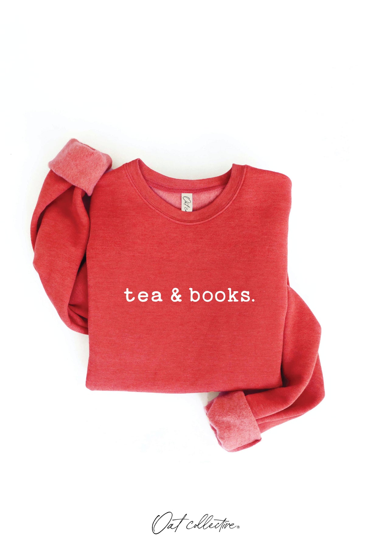 OAT COLLECTIVE - TEA AND BOOKS  Graphic Sweatshirt