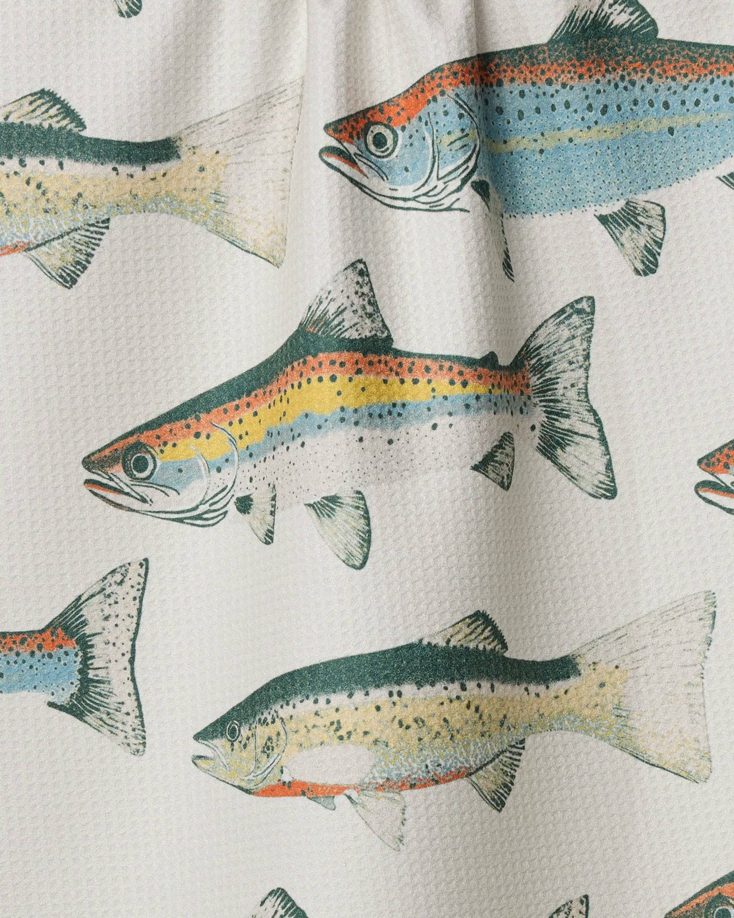 Geometry - Hooked on Fishing Tea Towel