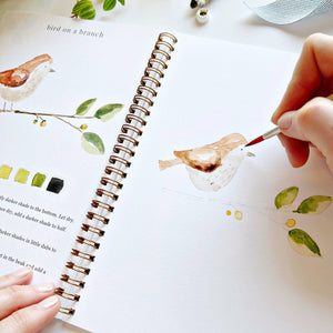 Watercolor Workbook: Animals