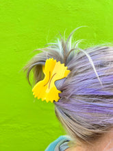 Load image into Gallery viewer, The Peach Fuzz - Farfalle Pasta Hair Claw