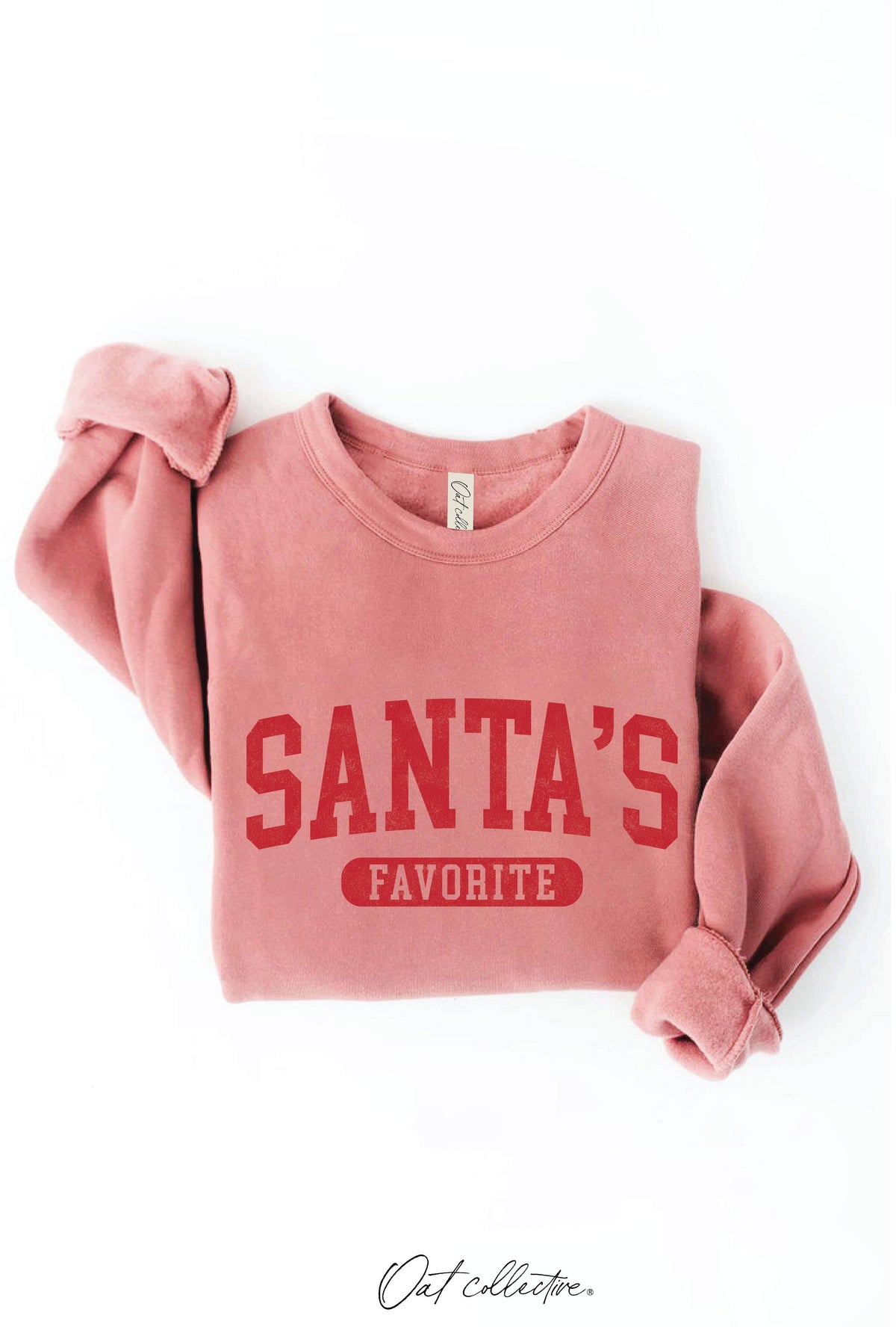 OAT COLLECTIVE - SANTA'S FAVORITE Graphic Sweatshirt
