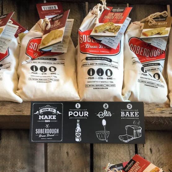 Soberdough - Soberdough Shelf Talker Sign