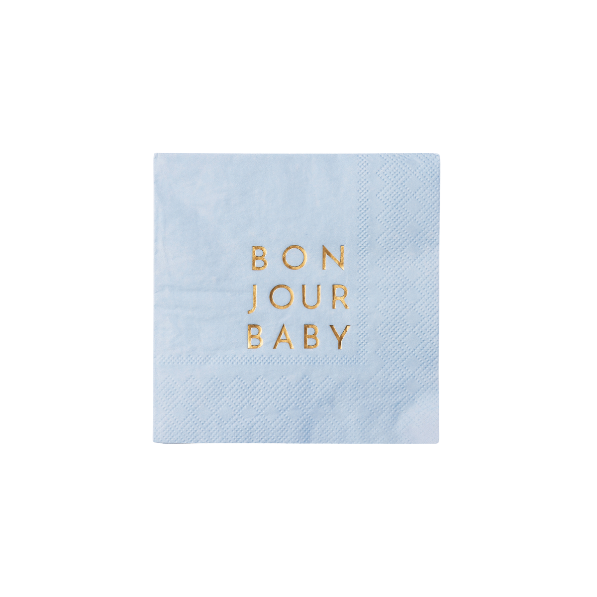 Bonjour Fête - Bonjour Baby Blue Cocktail Napkins (Set of 20)
