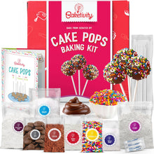 Load image into Gallery viewer, Baketivity Corp - Cake Pops Kit for Kids, DIY Cake Pop Kit Makes 10-12