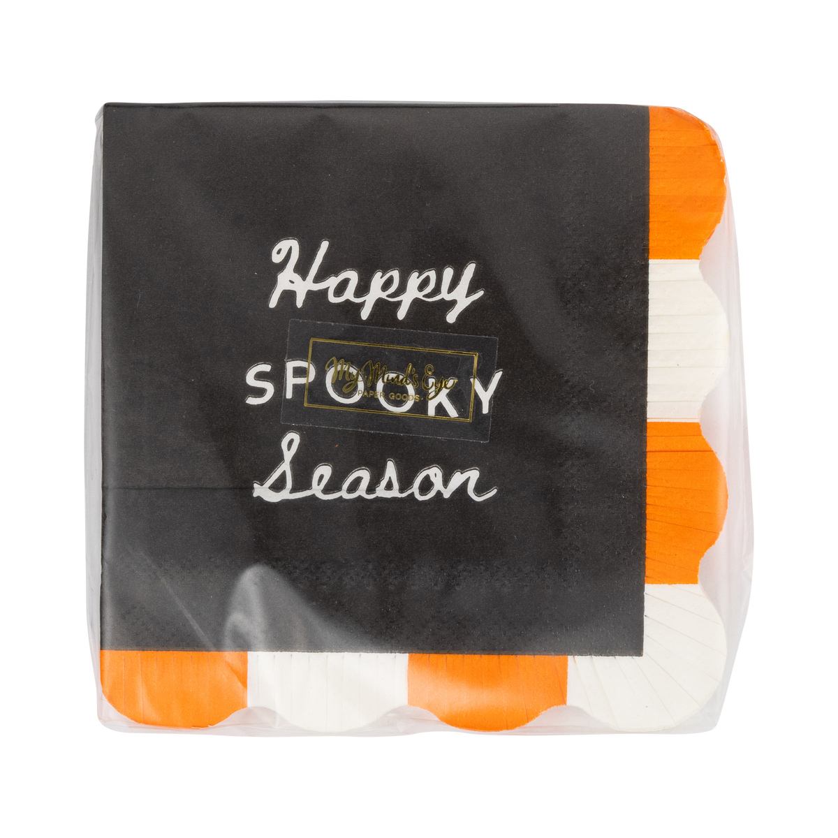 My Mind’s Eye - SPS1339 - Happy Spooky Season Fringed Napkin