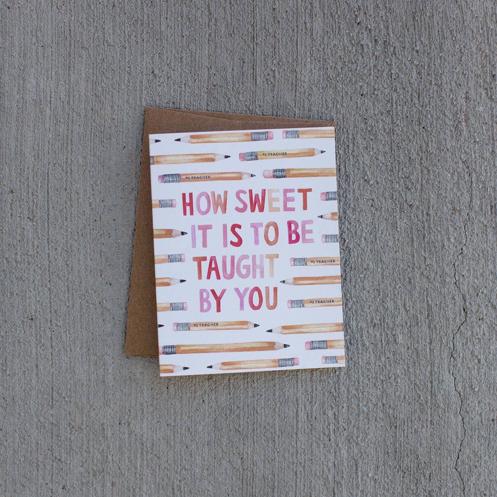 Lana's Shop - Teacher Appreciation Greeting Card