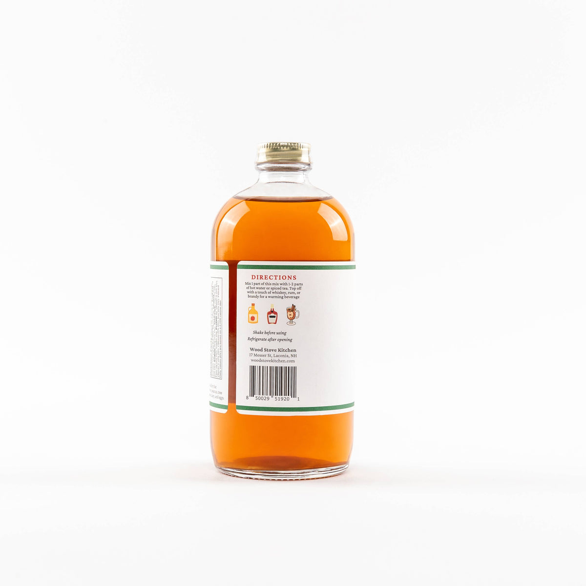 Wood Stove Kitchen - Spiced Apple Hot Toddy, 16 fl oz - Cocktail Mixer and Mockta