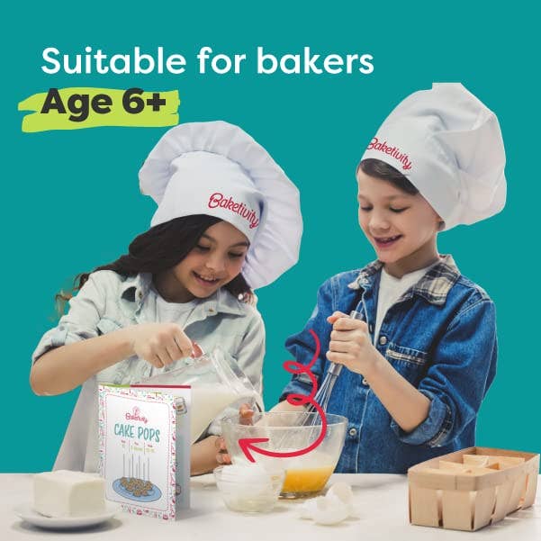 Baketivity Corp - Cake Pops Kit for Kids, DIY Cake Pop Kit Makes 10-12