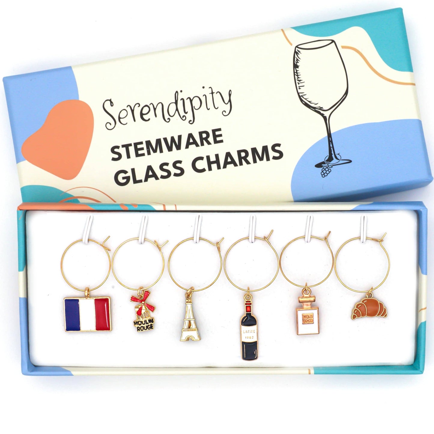 Serendipity - French Wine Charms | Parisian Chic