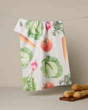 Load image into Gallery viewer, Geometry - Spring Produce Tea Towel