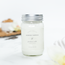 Load image into Gallery viewer, Antique Candle Co.® - Almond Vanilla - Soy Wax Mason Jar Candle