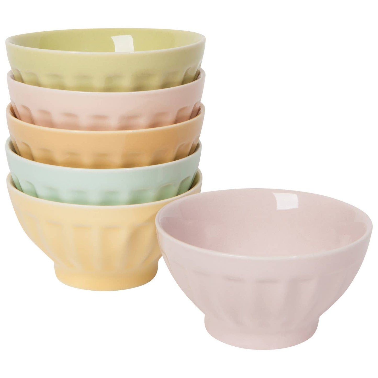 Pinch Bowls Set of 6 - Flora Sundae Bar - Now Designs by Danica