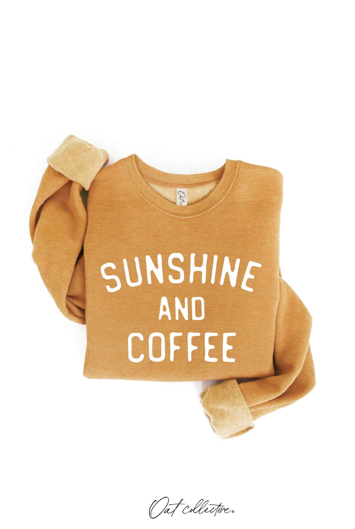 OAT COLLECTIVE - SUNSHINE AND COFFEE Graphic Sweatshirt