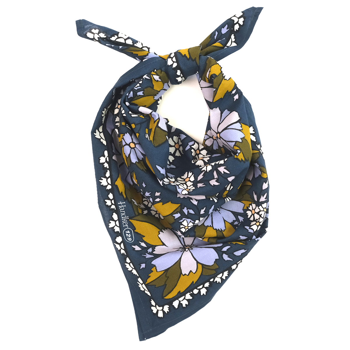 Handker Bandanas - No. 129 Chicory Bandana