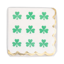 Load image into Gallery viewer, Napkin - Foil Nine of Clubs Cocktail Napkin