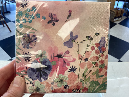 Napkin - Floral Watercolor