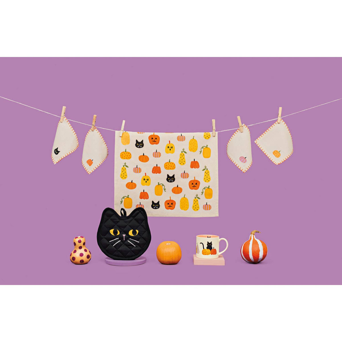 Danica Jubilee - Black Cat Potholder